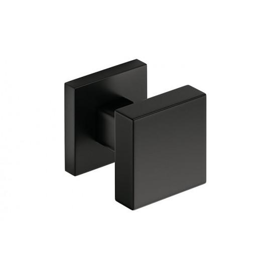 Gałka Aegis z kwadratowym szyldem czarna