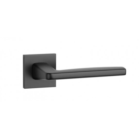 Klamka Aprile Erba Rozeta kwadratowa Q SLIM 7MM BLACK czarny